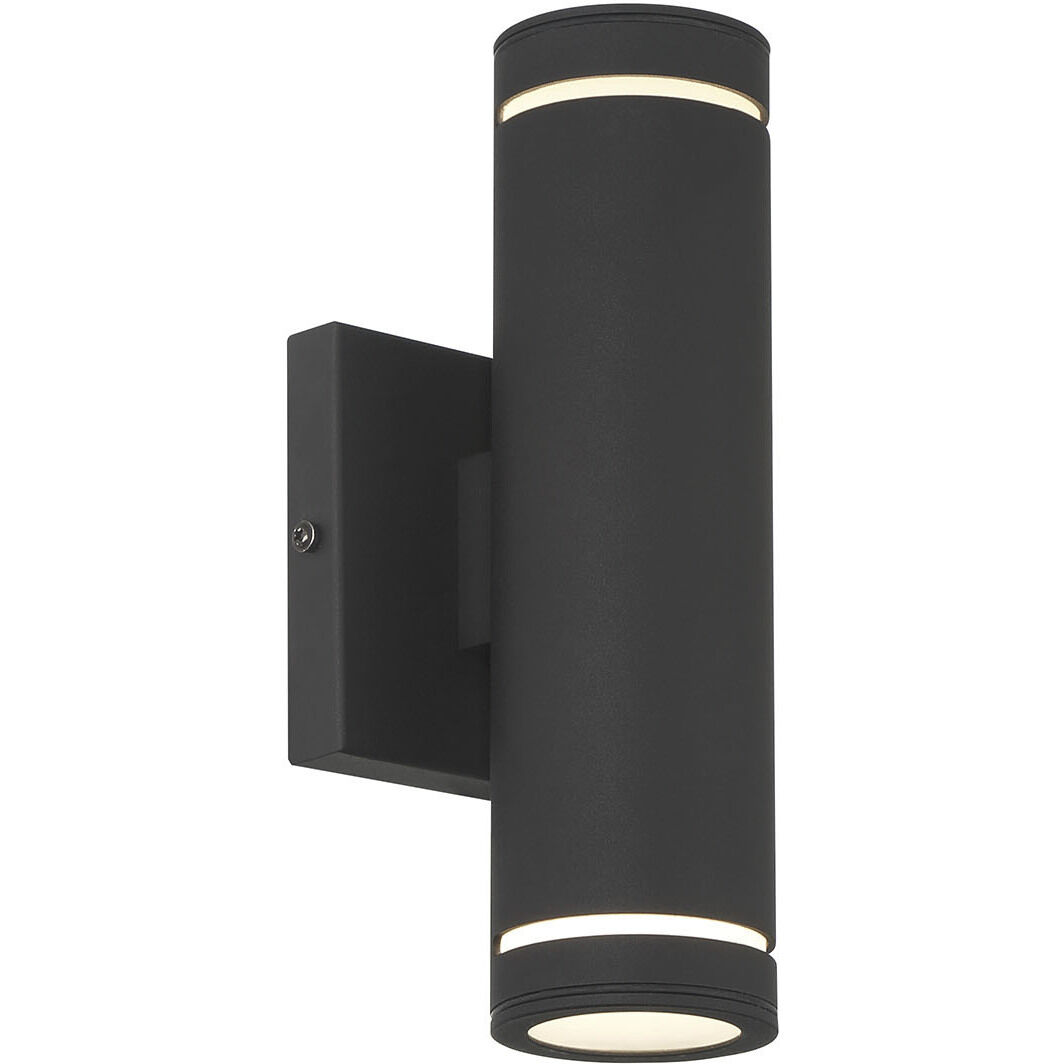 Supotto LED 10 inch Sand Coal Outdoor Wall Mount